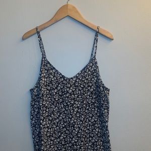 Sleeveless Floral Print Maxi Dress